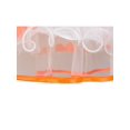 thumbnail image 6 of Girls Dress Bow Tie Orange White Color Contrast Sundress 10, 6 of 7