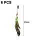 thumbnail image 2 of Diadema de plumas estilo hippie, estilo bohemio, indio, con borlas, para mujer, color naranja, 2 of 5