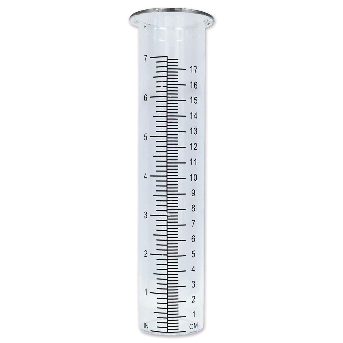 WANDIC Rain Gauge Clear 3 Pcs Glass Rain Measuring Gauge Rain Meter for Garden or Farm