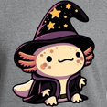 thumbnail image 3 of CafePress - Axolotl Wizard Fantasy Pet - Crew Neck Sweatshirt, 3 of 5