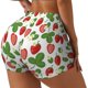thumbnail image 1 of Fotbe Strawberry Shorts Sin Costuras – Shorts Deportivos de Cintura Alta para Mujer, Elásticos para Gimnasio, Yoga, Running o Ciclismo-Small, 1 of 8