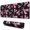 Pink Breast Cancer-1, variant on Long Mouse Pads for Desk,Pink Breast Cancer Desk Mats on Top Of Desks, Desk Mouse Pad Extra Large with 3mm Non-Slip Base and Stitched Edge for Gaming,Office,Work,Home 31.5x11.8in