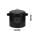 thumbnail image 3 of Fruit and Vegetable Storage,Potato and Onion Storage Bin Fruit Vegetable Buckets Kitchen Potato Onions Garlic Storage Buckets Potato Storage Cans Metal Buckets with Lids Water Buckets, 3 of 7