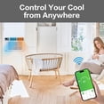 thumbnail image 3 of Ktaxon WiFi Enabled 8000 BTU Heat And Cool Window Air Conditioner With Wifi Controls, 3 of 11