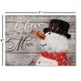 thumbnail image 2 of Current Snowman Believe Christmas Greeting Cards Set - Set of 18 Large 5 x 7-Inch Folded Cards, Themed Holiday Card Value Pack, Envelopes Included, 2 of 5