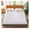 White, variant on King Mattress Topper Pad - 2 Inch Thick Memory Foam - Cooling Gel - Bed Topper for Pressure Relief & Comfort - King Size Mattress Pad Cover