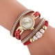 thumbnail image 1 of Reloj de pulsera de cuarzo Wmkox8yi Vintage Weave Wrap para mujer, 1 of 6