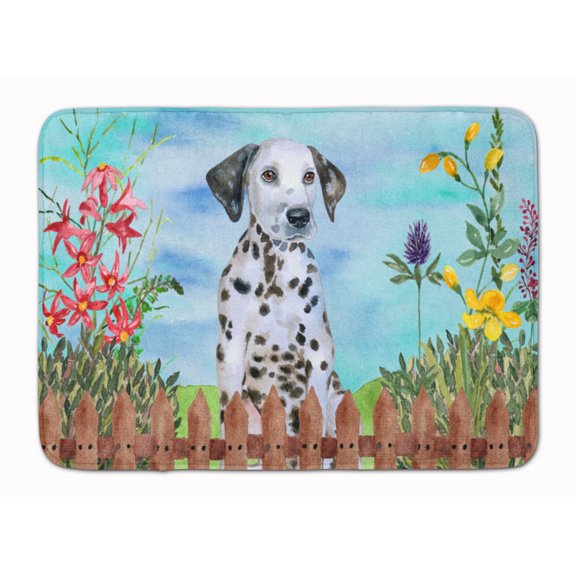 Dalmatian Puppy Spring Machine Washable Memory Foam Mat