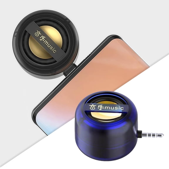 EcoNest Portable 5X Speaker Amplifier– For Music/Calls Mini Portable 5X Speaker Amplifier PortableMobile Phones SoundAmplifier With 3.5mm And Type C