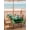 Green Gold DarkGreen, variant on Outdoor Tablecloth with Umbrella Hole and Zipper, St. Patrick's Day Round Table Cloth 60 Inch Waterproof Tablecloth, Green Truck Lucky Shamrocks Rustic Wooden Picnic Table Cover for Patio Camping