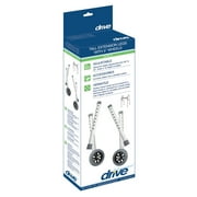drive Extension Leg with Wheel Fits Most Standard Walkers 10108WC