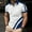 White, variant on Fnnxeal Mens Polo Shirts, Collared Big and Tall Shirt Summer Solid Casual Button Black Polo Shirts for Men Size 2XL