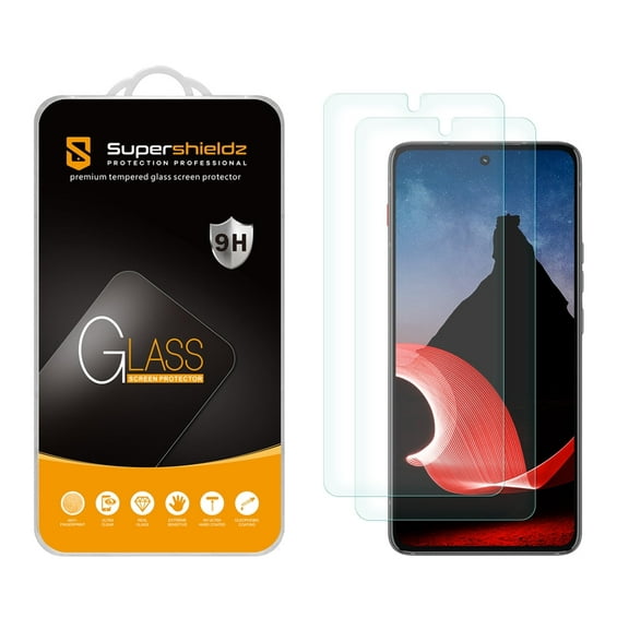 (2 Pack) Supershieldz Designed for Lenovo ThinkPhone by Motorola Tempered Glass Screen Protector, Anti Scratch, Bubble Free
