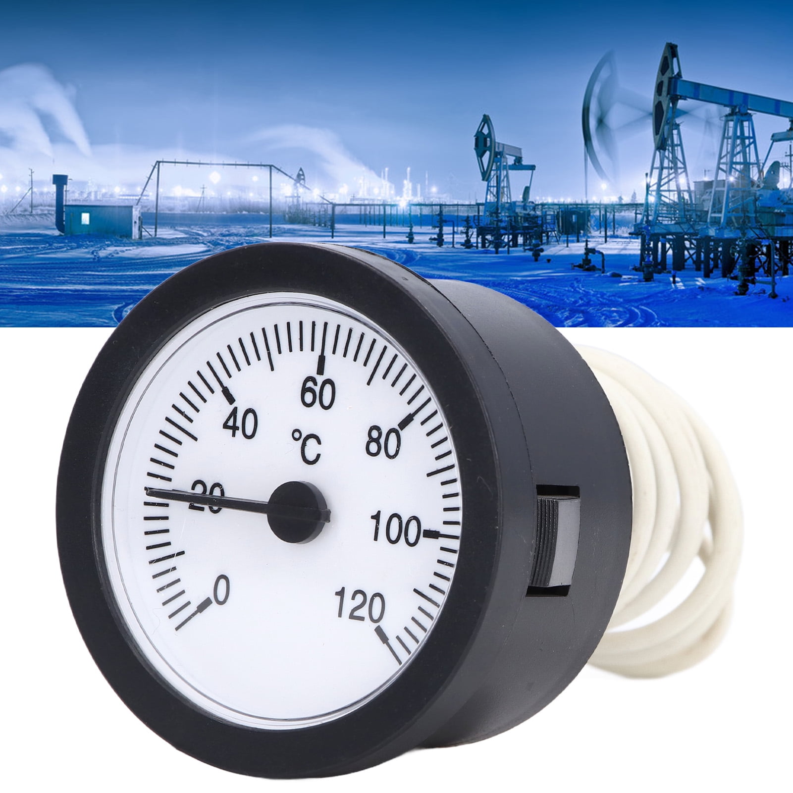 Demonsen Liquid Thermometer, Pressure Thermometer, Dial Thermometer 0