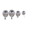 thumbnail image 2 of Forever Suction Hooks -  Set Of 4 -  Glass Tiles Metal Vacuum Suction Hooks (Silver), 2 of 2