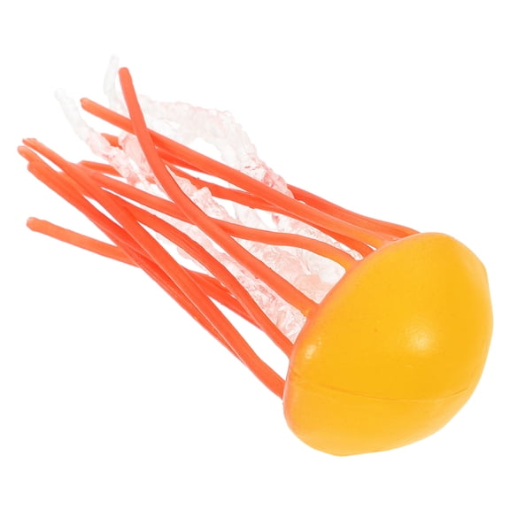 KALLORY 1Pack Jellyfish Figurine Miniature Decorative Educational Toy 9X4X4CM