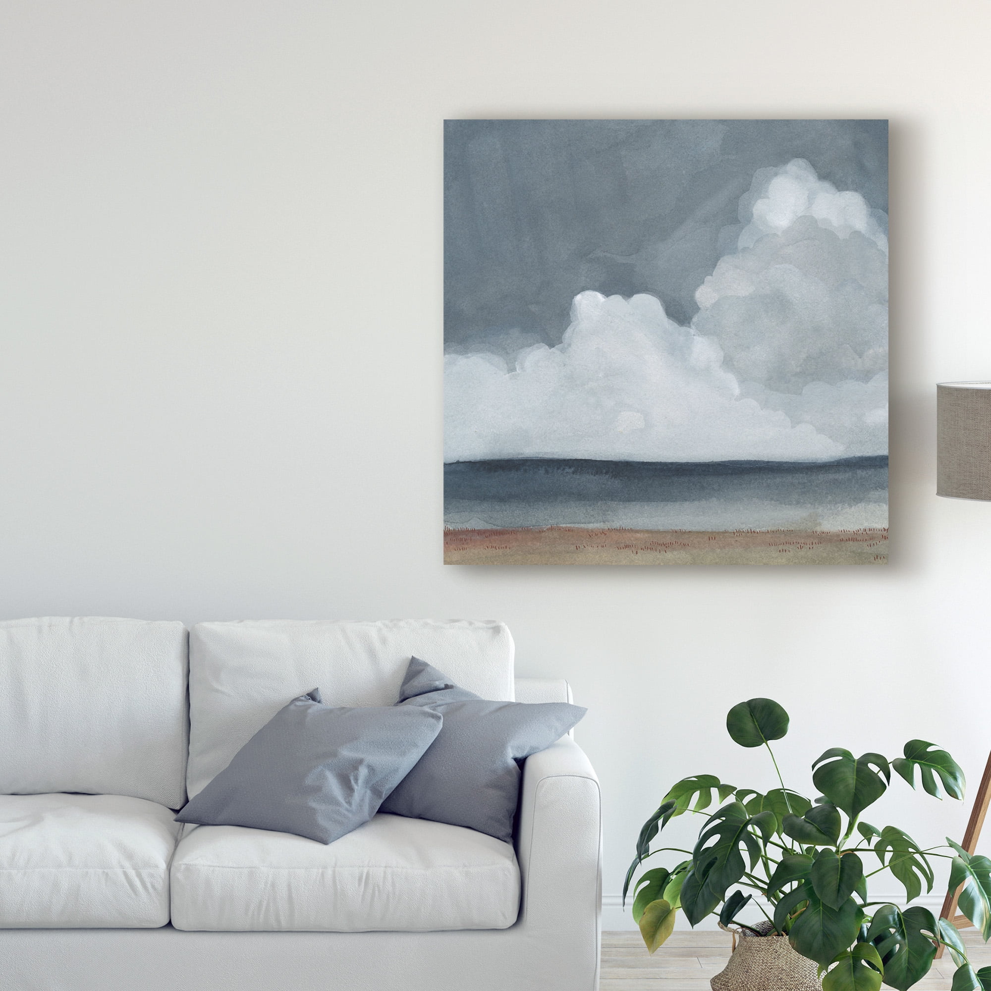 Trademark Fine Art 'Cloud Landscape I' Canvas Art by Emma Scarvey