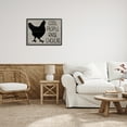 thumbnail image 2 of Stupell Cool People Raise Chickens Sign Animals & Insects Painting Black Framed Art Print Wall Art, 2 of 7