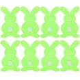 thumbnail image 1 of Shisuyan Rabbit Shaped Cutlery Holder Green Non-Woven Fabric 8Pcs 6.3X3.9In, 1 of 9