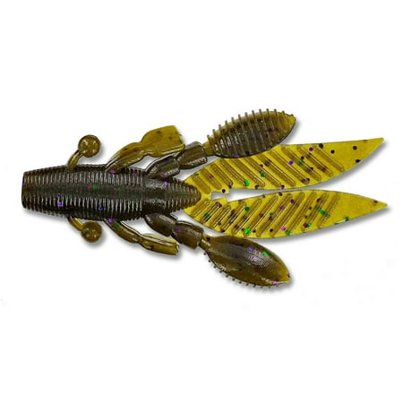 Yamamoto FH-07-301 Flappin Hog Creature Bait 3.75 7pk Green