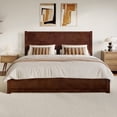 thumbnail image 4 of AFI Aveline King Platform Bed with Matching Footboard & Storage Drawers, Walnut, 4 of 13