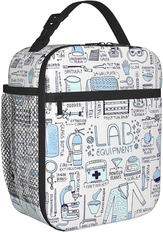Funny Science Chemistry Lunch Box Insulated Soft Bag Reusable Cooler Bag For Women&Men&Work Picnic Hiking