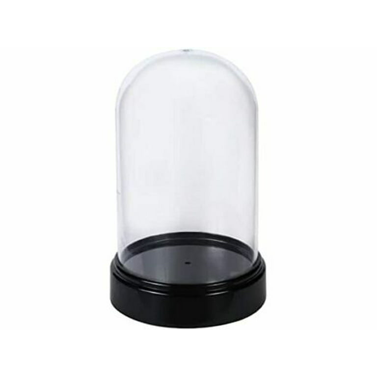 (2) Floral Garden Craft Supply - DIY Clear Fillable Plastic Cloche Dome