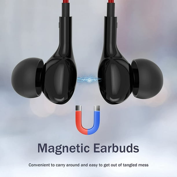 Écouteurs filaires intra-auriculaires avec prise jack de 3,5 mm et