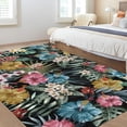 thumbnail image 4 of Shininglove Area Rugs Floral Washable Living Room Carpet, Non-Slip Low Pile Indoor Accent Soft Throw Rug for Bedroom Office Dining Room Nursery, 4 of 4