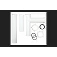 thumbnail image 2 of Superior Tool 26015 Leak Free Disposal Kit for Double Basin Sinks  Threadless Tubular, 2 of 3