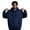Blue, variant on Domuza Mens Casual Fleece Hooded Collar Drawstring Hoodies Pullover Sweatshirts Casual Long Sleeve Shirts Pink 3XL