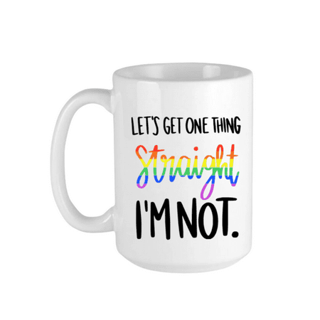 Keely’s Pride LGBTQ Coffee Mug, Gay and Lesbian Gift, Ceramic, 11oz