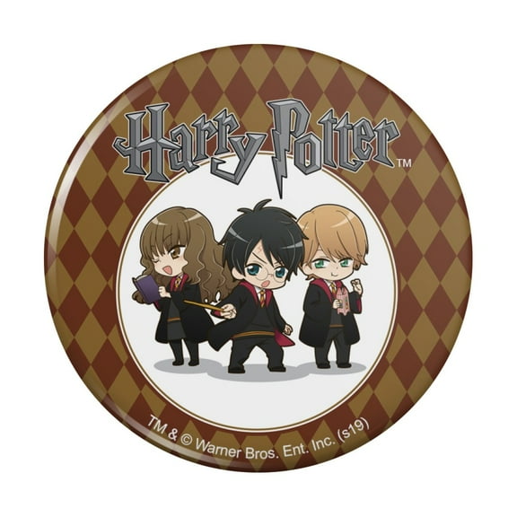 Harry Potter Anime Characters Pinback Button Pin