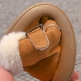 thumbnail image 5 of Otqutp Kids Furry Warm Ankle Boots Boys Girls Winter Cozy Fleece Plush Fuzzy Faux Fu𝗿 Collar Platform Snow-proof Booties, 5 of 8