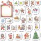 thumbnail image 3 of Imanes de dibujo de diamantes navideños Kits de arte de diamantes con imanes para el refrigerador de Navidad Kits de diamantes de muñeco de nieve con árbol de Navidad para adultos y niños, 3 of 5