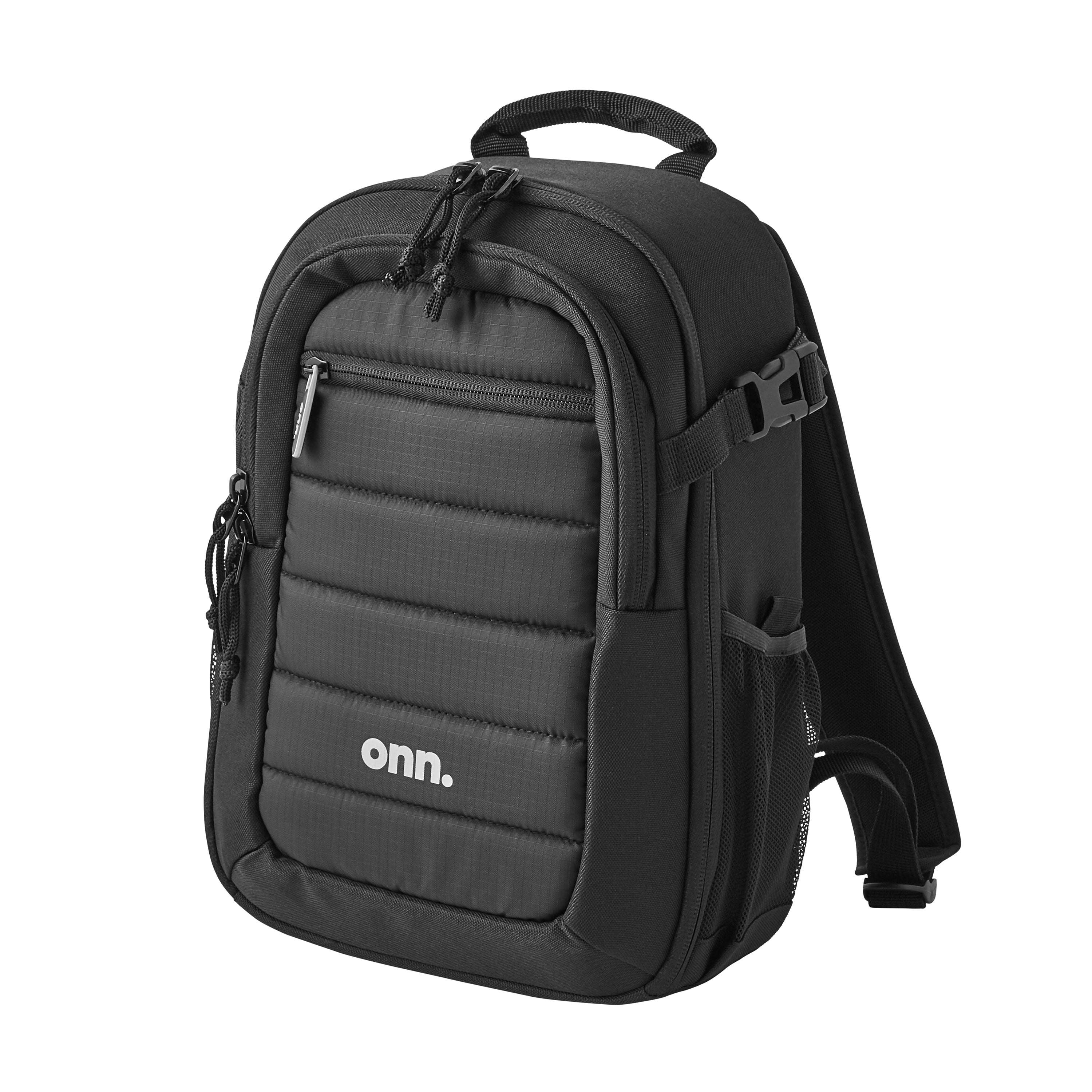 onn. DSLR Camera Carrying Backpack, Water Resistant Digital Camera Bag with Adjustable Pockets