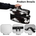 thumbnail image 5 of HELLHERO Irons Organizer Bag Garment Carrying Case with Handle and Zipper Ink Painting Pattern Design Thanksgiving, Bag Only, 5 of 6