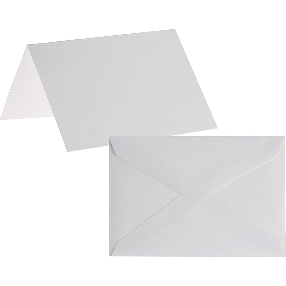 Blank Note Cards 4.78 x 7 Inches of 50 Blank Note Cards with