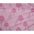 thumbnail image 4 of oneOone Polyester Lycra Fabric Tree & Giraffe Block Print Sewing Fabric BTY 56 Inch Wide, 4 of 4