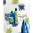 thumbnail image 5 of InterDesign Suction Bathroom Shower Caddy Combo Organizer Basket, Polished Stainless Steel, 5 of 6