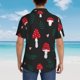 thumbnail image 4 of Fotbe Amanita Mushroom Camisa Hawaiana para Hombre Unisex – Camisa Casual de Verano con Botones de Manga Corta de Algodón y Lino,Medium, 4 of 7