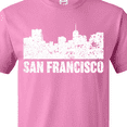 thumbnail image 4 of Inktastic San Francisco Skyline with Grunge T-Shirt, 4 of 5