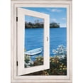 thumbnail image 2 of Romanello, Diane 15x18 White Modern Wood Framed Museum Art Print Titled - Bay Window Vista I, 2 of 4