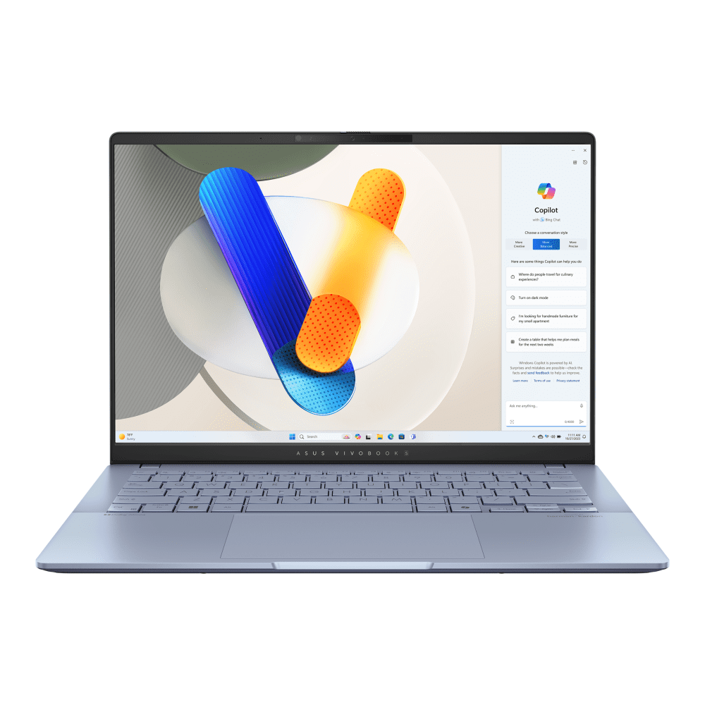 ASUS Vivobook S14 14” WUXGA OLED 60Hz Laptop, Intel Core Ultra 7 256V, 16GB, 1TB SSD, 25 Hour Battery, Windows 11 Home