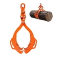 thumbnail image 2 of Steel Log Tongs 36 Inch - 4 Claw Swivel Grapple for Lifting Firewood - Logging & Wood Splitting Tool, 2 of 11