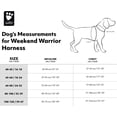 thumbnail image 6 of Hurtta Weekend Warrior Dog Harness, Raven, 18-24 in, 6 of 8