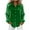 Green, variant on Women's Long Sleeve Sequin Blouse Solid Color Statement Shirt for Personal Style Daily Wear & Party Pink S