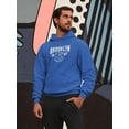 thumbnail image 2 of Brooklyn 1987 College Style Hoodie Men -Image by Shutterstock, Male Small, 2 of 4