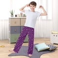 thumbnail image 5 of Kids' Pajama Pants Soft Relaxed Fit Sleep Pants Lounge Pants with Pockets Little Butterfly and Rose Small, 5 of 9