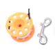 thumbnail image 1 of Eigraketly Carrete de buceo, carretes de 30 m, accesorios para deportes al aire libre con gancho de seguridad Deportes acuáticos naranja, 1 of 6